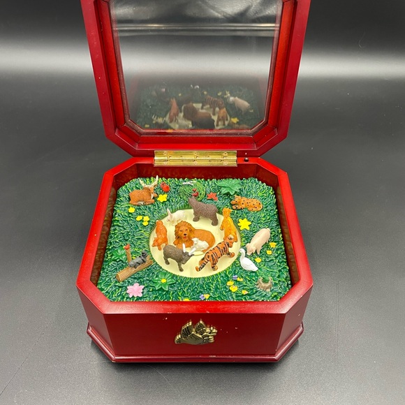 Mr. Christmas animals animated music box inspirational - Picture 3 of 11